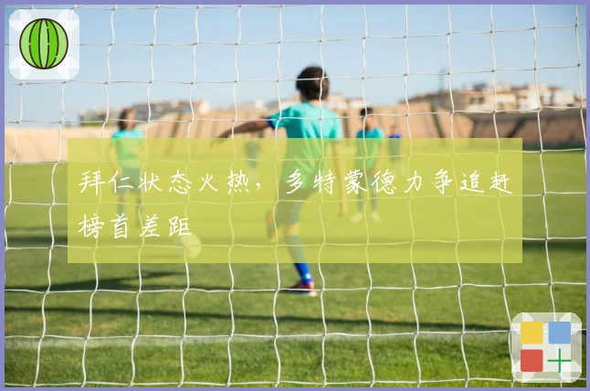 拜仁状态火热，多特蒙德力争追赶榜首差距